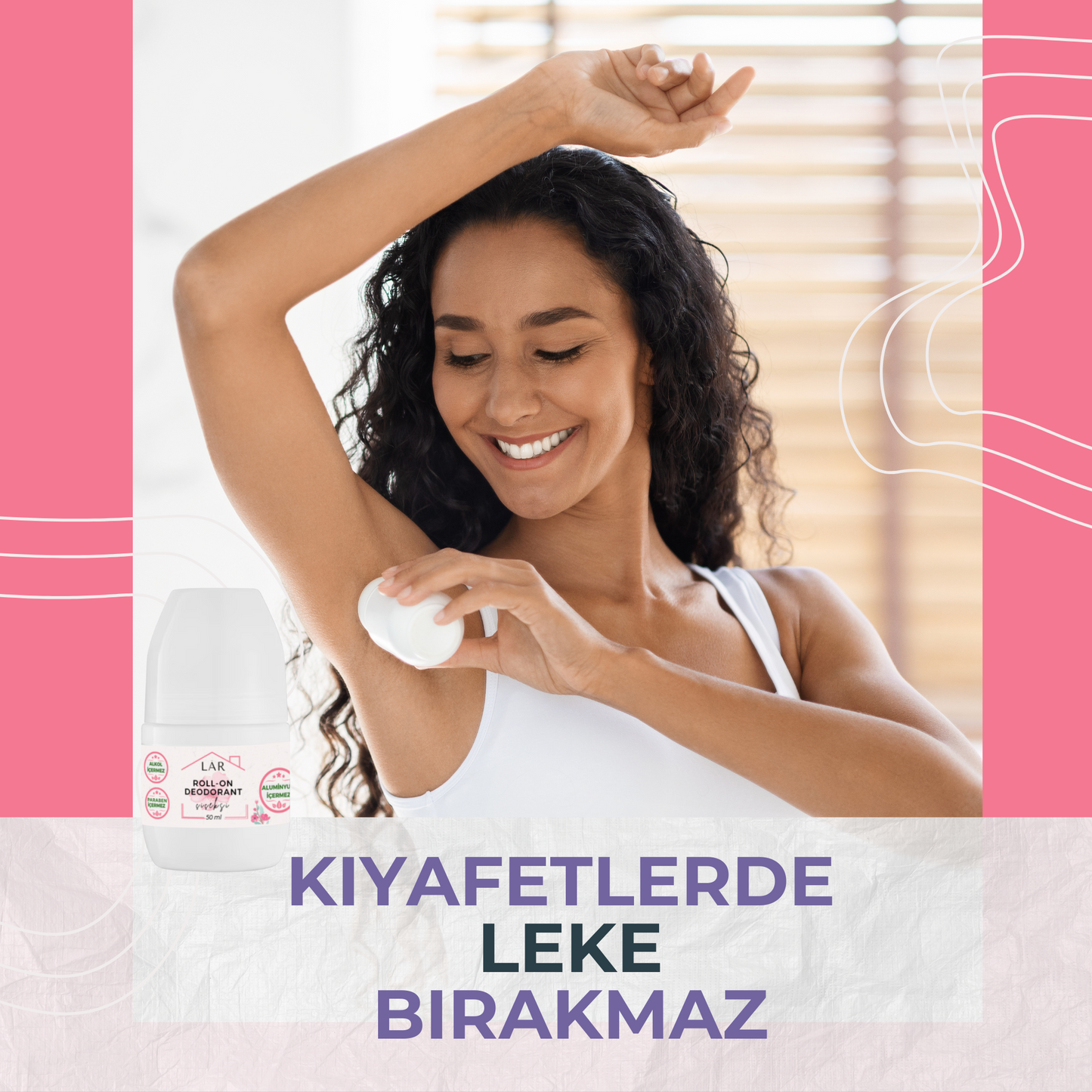 2'li Avantajlı Set - Aluminyumsuz, Alkolsüz, Parabensiz Çiçeksi Roll-on Deodorant