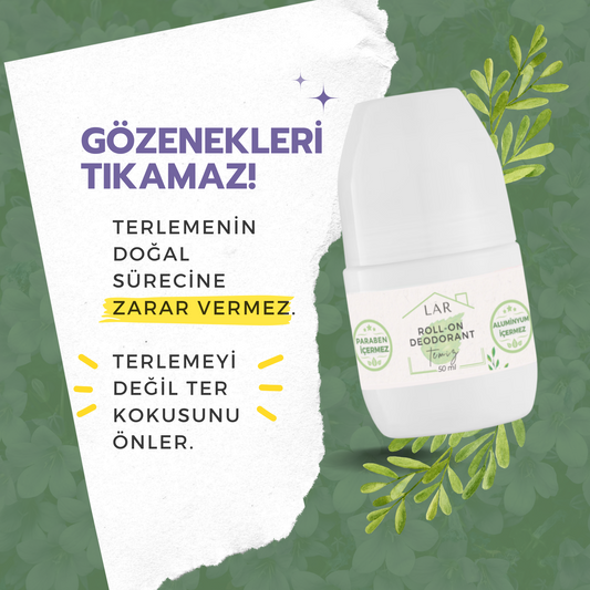 2’li Avantajlı Set - Aluminyumsuz, Parabensiz Temiz Roll-on Deodorant